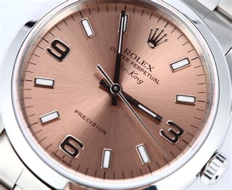 salmon rolex air king dial|Rolex Air King 14000M Salmon Dial .